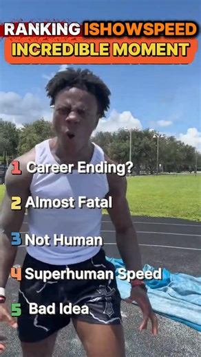 Ranking the Wildest IShowSpeed Stunts (Unreal) #shorts