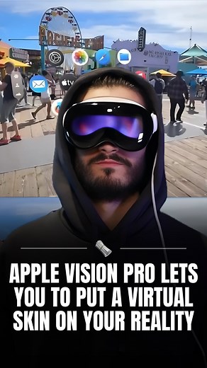 Society View Point | The Apple Vision Pro lets you overlay digital elements onto your surroundings, creating a virtual “skin” on reality. It uses sensors and... | Instagram
