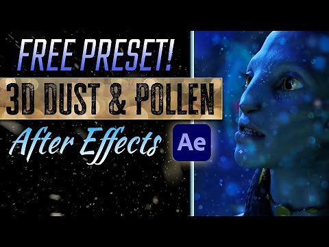 FREE Floating Dust / Pollen / Bokeh Effect - After Effects