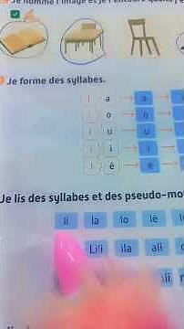Lecture de la lettre"L/l" #apprends #français #education