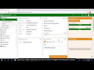 [FortigateVM] - how to reset trial license