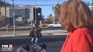 1.4K reactions · 1.6K shares | PEDESTRIAN SAFETY: This morning, law enforcement from across Las Vegas gathered near Boulder Highway and Twain to remind drivers the rules of pedestrian right-of-way in a crosswalk. As they were on scene, a semi-truck drove right through a crosswalk, just after a woman had pressed the button and waited till it was safe to walk. TUNE-IN at 4 p.m. as FOX5's Maddie White shares more on this shocking video. | FOX5 Las Vegas | Facebook