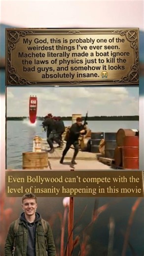 Machete Ignored Physics To Do THIS! 🚤🔥 #shorts #machete #action #moviefails