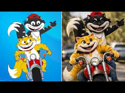 Honey Bunny ki real life 😯 || Honey Bunny cartoon character ki real life 😳