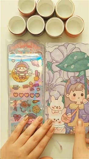 Journal Decoration sticker #journalstickers #journalwithme #shorts