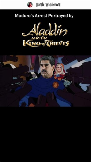 Maduro's Arrest Portrayed By Aladdin and the King of Thieves