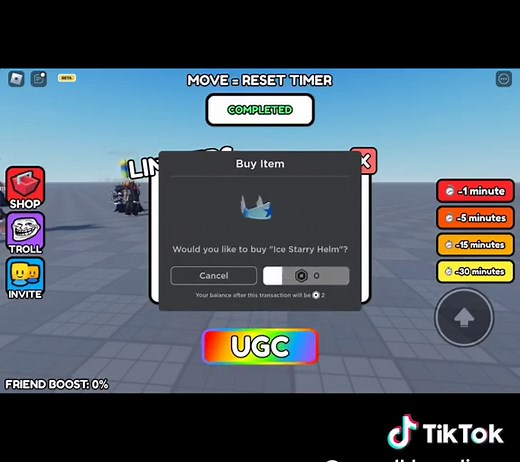 Get Ice Starry Helm in AFK For UGC Roblox 2024