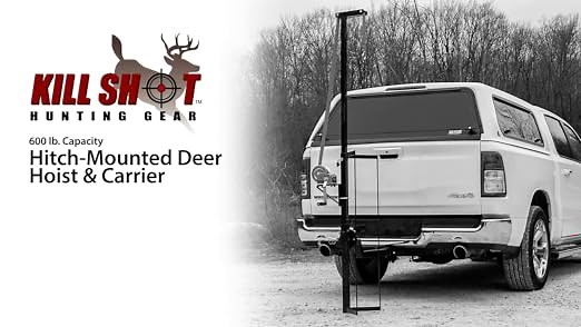 Kill Shot Hitch-Mounted Deer Hoist and Carrier