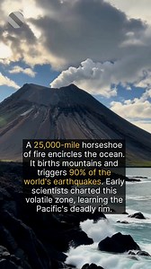 The concept of this volatile zone was noted as early as 1825 by volcanologist G.P. Scrope. By 1878, the term 'Ring of Fire' appeared in Scientific American, describing the volcanic peaks lining the Pacific coast of the Americas. The development of plate tectonics theory in the 1960s finally explained the mechanism: the Pacific Plate grinding against, diving beneath, and colliding with surrounding continental plates. This ~40,000 km~ belt isn't just a scientific curiosity; it's a dynamic reality