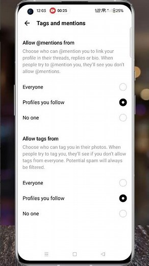 How to Choose Who Can Tag You in Photos and Posts on Threads
