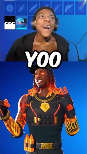 IShowSpeed Freaks Out Over Kai Cenat’s SECRET Fortnite Skin! 🚨😱 #fortnite #shorts