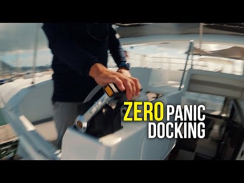 Dock Your Big Catamaran Like a Pro ⚓ – REAL Raw Lesson Footage (FP Saba 50, 15 kt Cross-Wind)