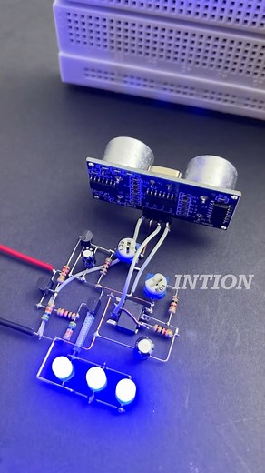 1.5K views · 19 reactions | Ultrasonic Distance detector without Arduino #electronics #electronicsprojects #circuit #electronicsproject #electronicsbasic #arduino #arduinoproject | Intion | Facebook