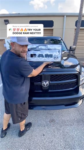 1.7K views · 68 reactions | Dodge it is. And before you say I did not get it all over my truck! Art has many ways of showing expression. Using my truck logo as today’s inspiration. What vehicle logo would you like to see next? #Dodge #DodgeRacing #DodgeTrucks #DodgeRam #DodgeVans #IfYouCan’tDodgeItRamIt #ReelsOfTheDay #ArtOfTheDay #MetalFabrication | Pete Koza | Facebook