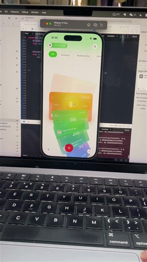 This Countdown App Is So Colorful! 🌈⏰#androiddevelopment #python