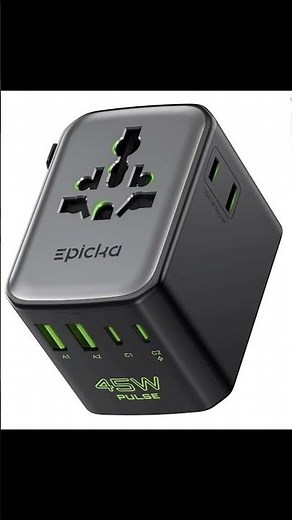 Epicka Pulse Duo 45W Universal Travel Adapter