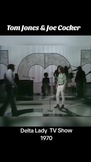 Tom Jones & Joe Cocker - Delta Lady Live Performance on TomJones TV Show 1970