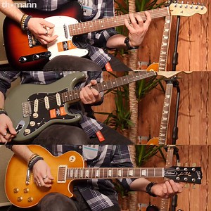 Laquelle choisirais-tu pour jouer ce riff ? #Telecaster #Stratocaster #LesPaul | Thomann