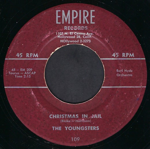 The Youngsters - Christmas In Jail / Dreamy Eyes