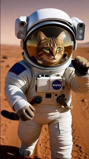 Astronaut Cat on Mars 🐾🚀 | The First Feline Explorer