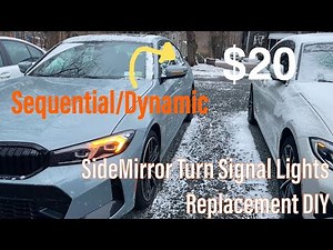BMW G20 Sequential/Dynamic Turn Signal Light Replacement DIY(2023 BMW 330ix)