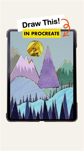 Siakula | Procreate Courses and Brushes on Instagram: "I’ve just posted a new Procreate drawing tutorial! Something perfect for beginners in digital art ☺️ I will show you how to draw simple elements and add fun textures to them, creating this way an abstract artwork! You will learn how to work with layers and alpha lock and clipping mask:) If you want to draw this me following the steps with the same brushes and colors- just comment DRAW and I will send you link to this full video! ❤️ #procreat