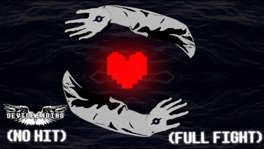 三角符文同人游戏｜ (NO HIT!) W.D Gaster boss fight (DEVICE_ENDING DEV RUN)【UsualCreator】