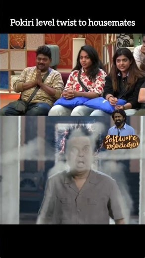 pokiri level twist by #sanjanagarlani #biggbosstelugu #biggbosstelugu9