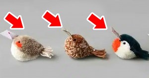 Super Adorable Pom Pom Love Birds Tutorial