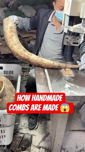 How Handmade Combs Are Made 😱 | Traditional Craftsmanship You Must See #Shorts