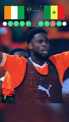 DRAMATIC! Ivory Coast vs Senegal Penalty Shootout | AFCON Highlights 🇨🇮 sen 🇸🇳