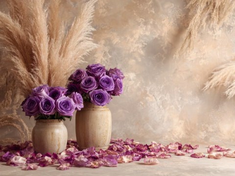 41 Pink Flowers Boho Digital Backdrops Perfect for Wedding, Birthday, Special Day, Maternity, Background, Overlay, (JPG, PNG Format) - Etsy