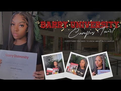 BARRY UNIVERSITY | College Campus Tour ❤️