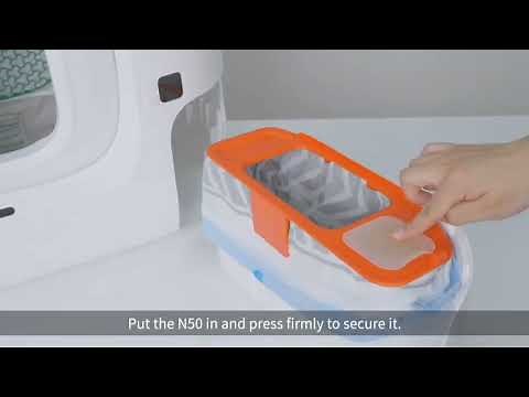 PETKIT Pura Max 2 Automated Self Cleaning Cat Litter Box Video of installation