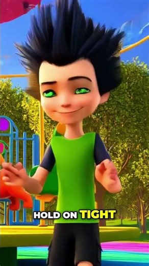 Merry-Go-Round Fun: Spinning Fast & Slow! #shorts