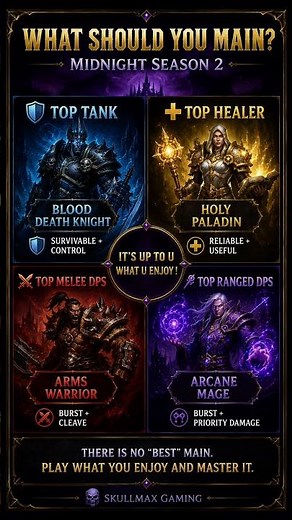 What Class Should You Main in WoW Midnight Season 2? #worldofwarcraft #midnight #mythicplus