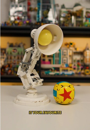 LEGO Luxo Jr Lamp: Pixar Movie References