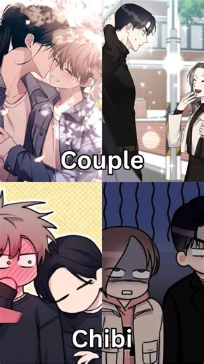 Adorable Manhwa Chibi Couple 🐣💕