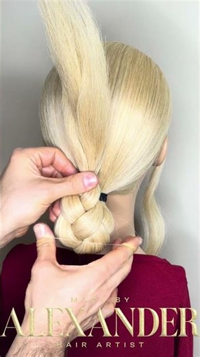 HAIRSTYLING LONGHAIR UPDO TUTORIAL Effortlessly Boho Low Bun Romantic and chic #made_by_alexander