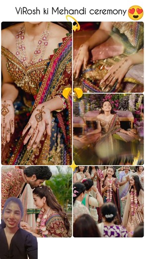 Rashmika Mandanna & Vijay Deverakonda's fun filled Mehandi ceremony 💓 #shortvideo #viral