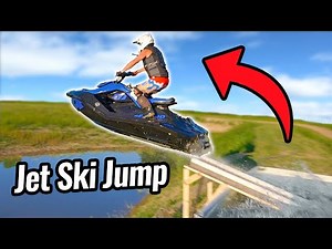 Jet Ski Pool Jump!!