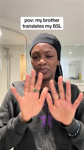 Brother Translating British Sign Language