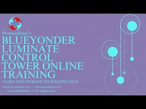 From Beginner to Expert: Blue Yonder Luminate Control Tower Online Training Paths
