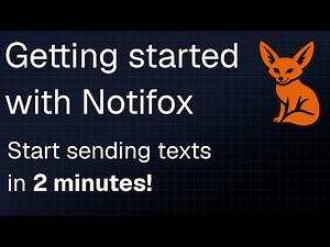 Start sending texts with Notifox in under 2 minutes!