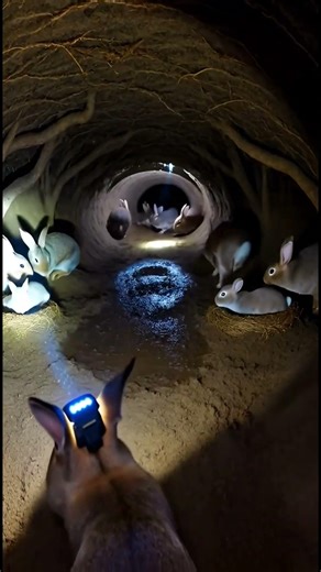 Real Rabbit POV: Exploring a Hidden Underground Colony #microexpedition