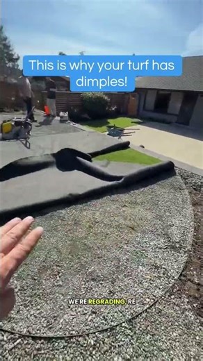 How to fix dimples in synthetic turf (easy method)