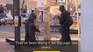 A Saskatoon family is hitting the streets to spread some holiday cheer. For more: cbc.ca/1.4428328 | CBC Saskatoon