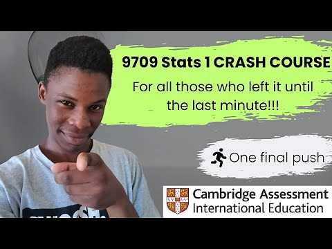 Probability and Statistics 1 Crash Course || The Most Common Questions
