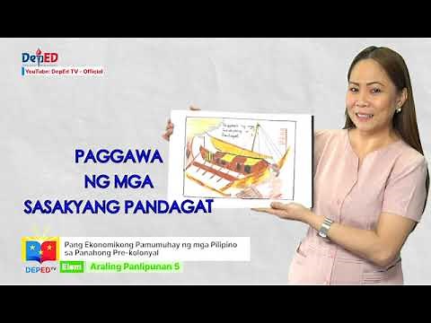 Grade 5 Araling Panlipunan Q1 Ep5: Pang Ekonomikong Pamumuhay ng Pilipino sa Panahong Pre-kolonyal