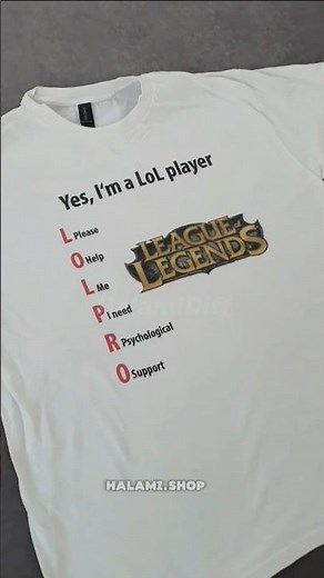 The perfect LoL T-shirt 👕 [League of Legends memes]